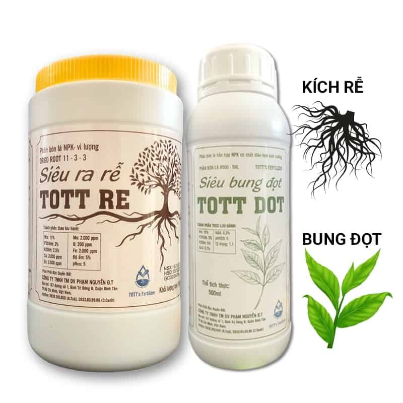 Bộ đôi siêu ra rễ TOTT RE và bung đọt TOTT DOT