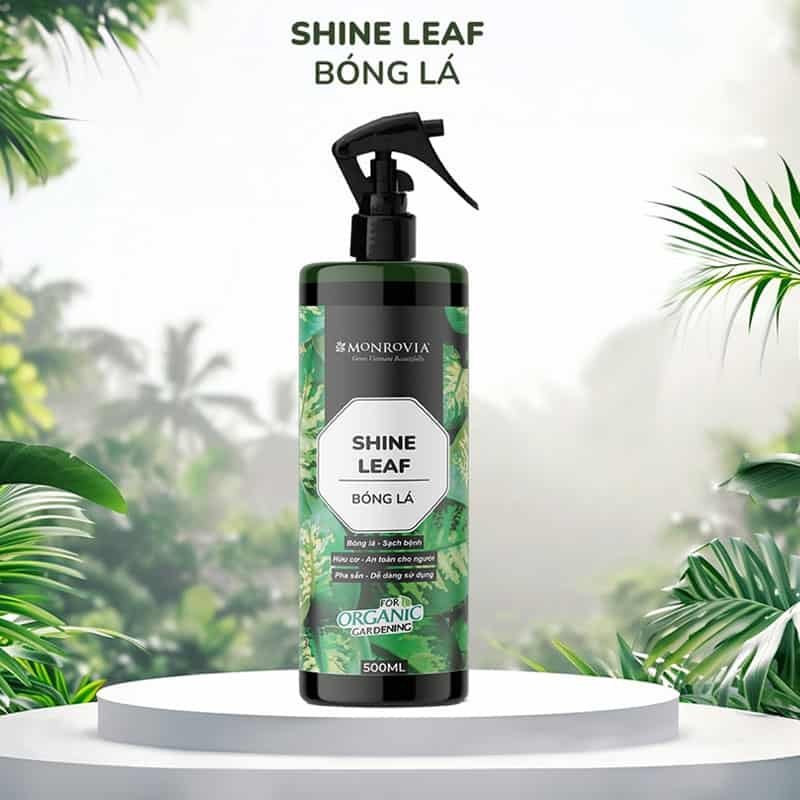Chai xịt bóng lá Shine Leaf monrovia dùng cho kiểng lá, cây nội thất