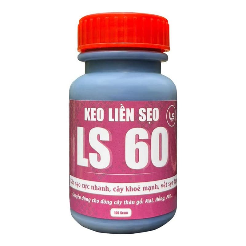 Keo Liền Sẹo Da Cây LS 60 Đen - Liền Sẹo Nhanh Và Chống Nấm Bệnh - 100 Gram