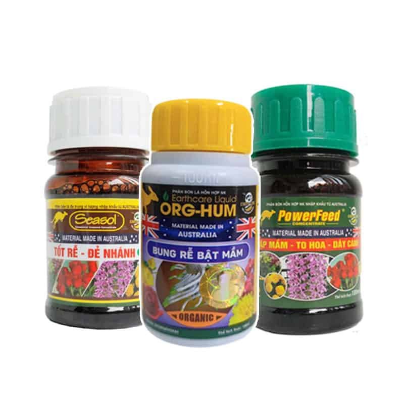 Combo Bộ Ba Kích Rễ - Kích Chồi - Kích Hoa Seasol - Org Hum - Powerfeed