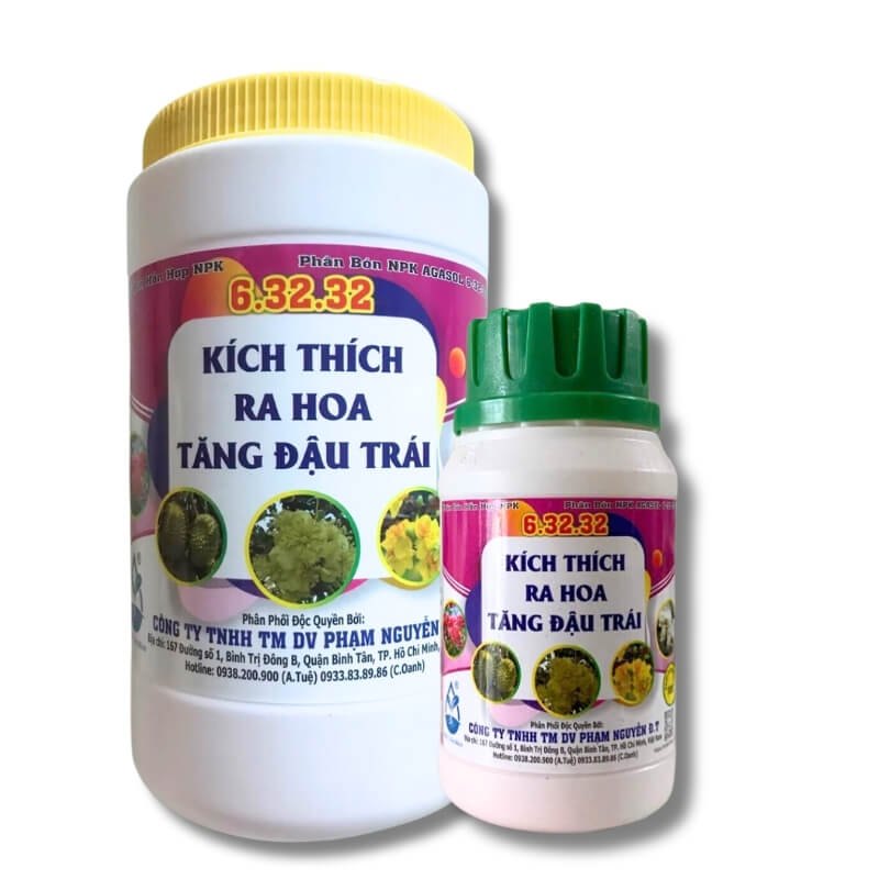 Phân NPK 6-32-32 Kích Ra Hoa, Dưỡng Hoa Đẹp, Tăng Đậu Quả