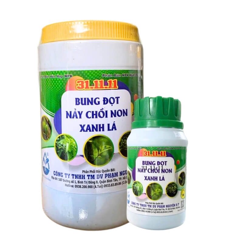 Phân Bón NPK 31-11-11 Bung Đọt, Bật Chồi, Ra Rễ, Xanh Lá