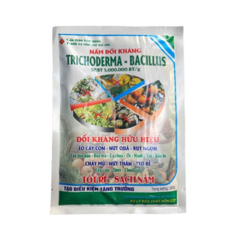 Nấm Đối Kháng Trichoderma – Bacillus | Tốt Rễ – Sạch Nấm – Đối Kháng Hữu Hiệu