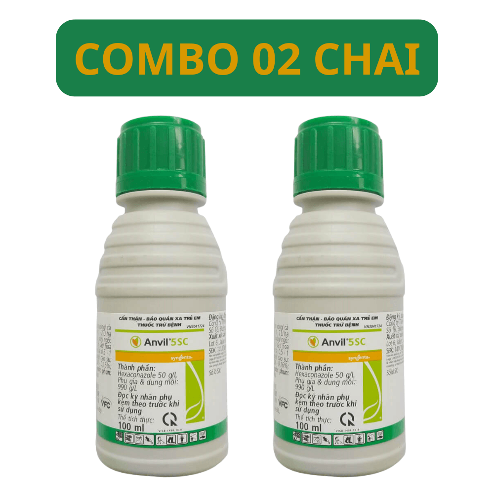 Anvil 5SC | Thuốc Trừ Nấm Bệnh Phổ Rộng Cho Cây Trồng - COMBO 02 CHAI 100 ML