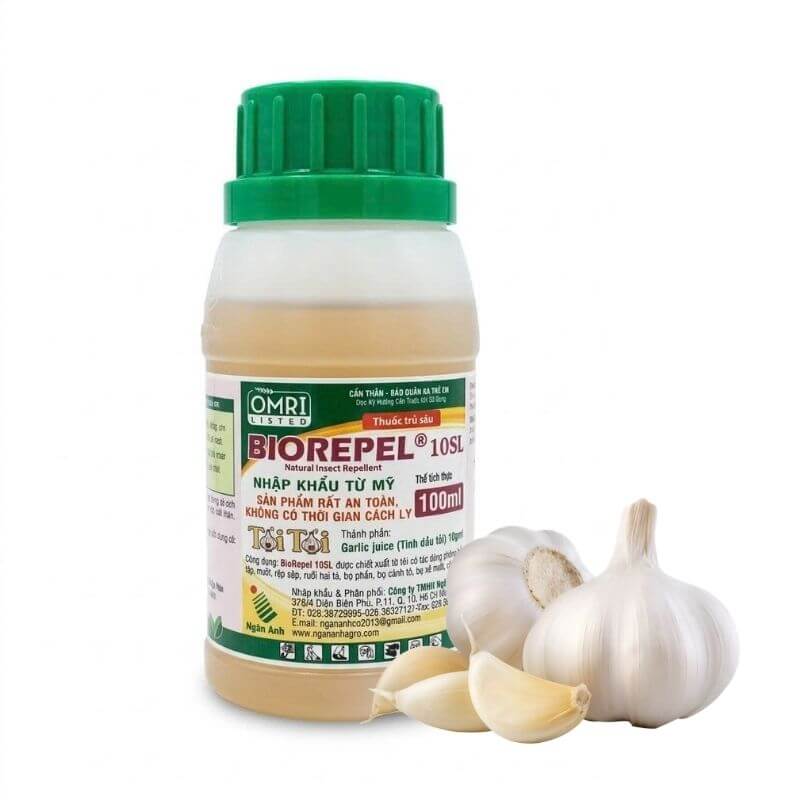 Biorepel 10SL | Thuốc Trừ Sâu Sinh Học Từ Dịch Tỏi Của Mỹ