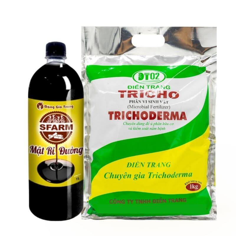 Bộ Đôi Mật Rỉ Và Men Vi Sinh Trichoderma Ủ Phân Bón, Rác Thải Gia Đình