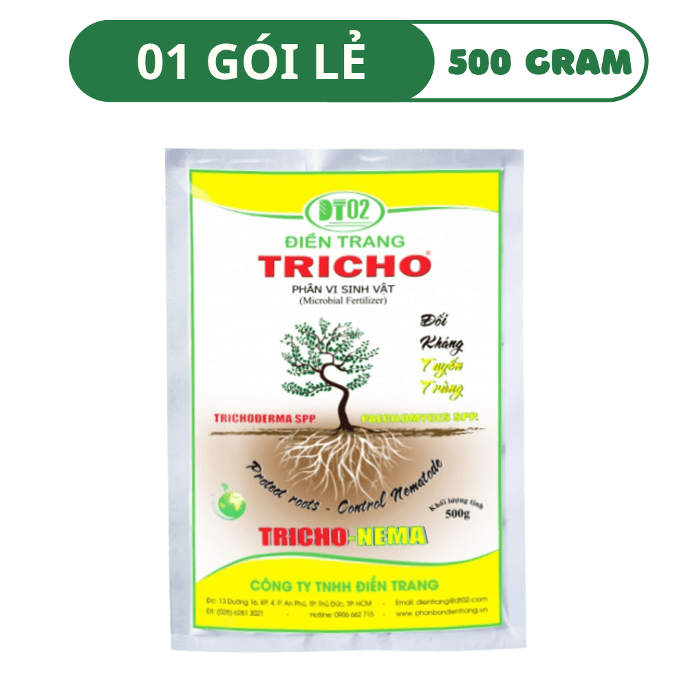 Chế Phẩm Sinh Học Săn Tuyến Trùng Rễ Nema Điền Trang - 01 GÓI (500 GRAM)