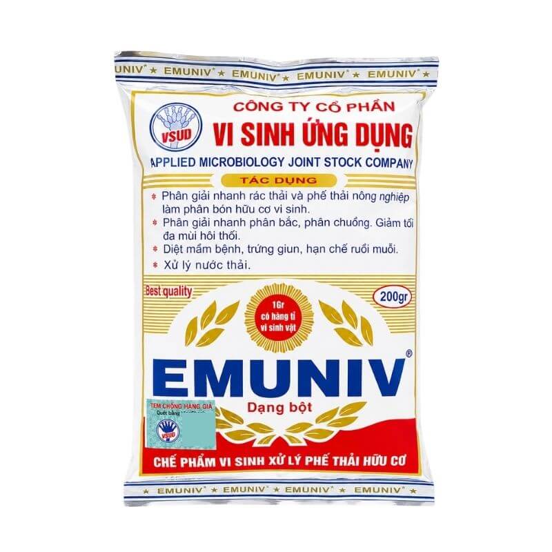 Chế Phẩm Ủ Phân Và Rác Thải Gia Đình Emuniv