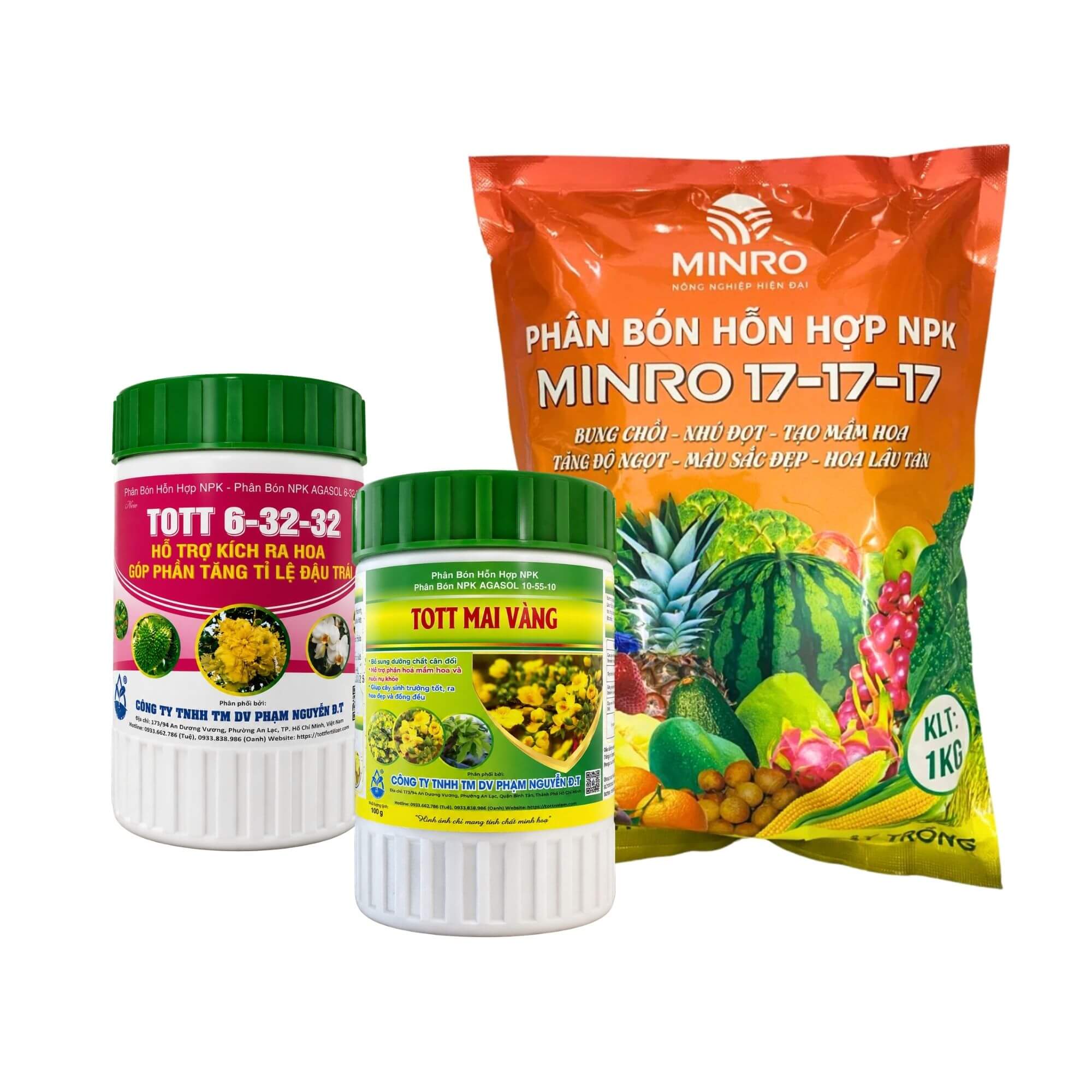 Combo Phân Bón Tạo Nụ Kim Cho Mai Vàng