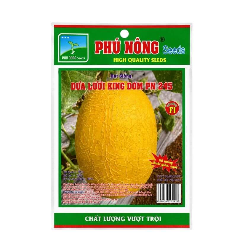 Hạt Giống Dưa Lưới F1 Phú Nông Gói 0,3 Gram