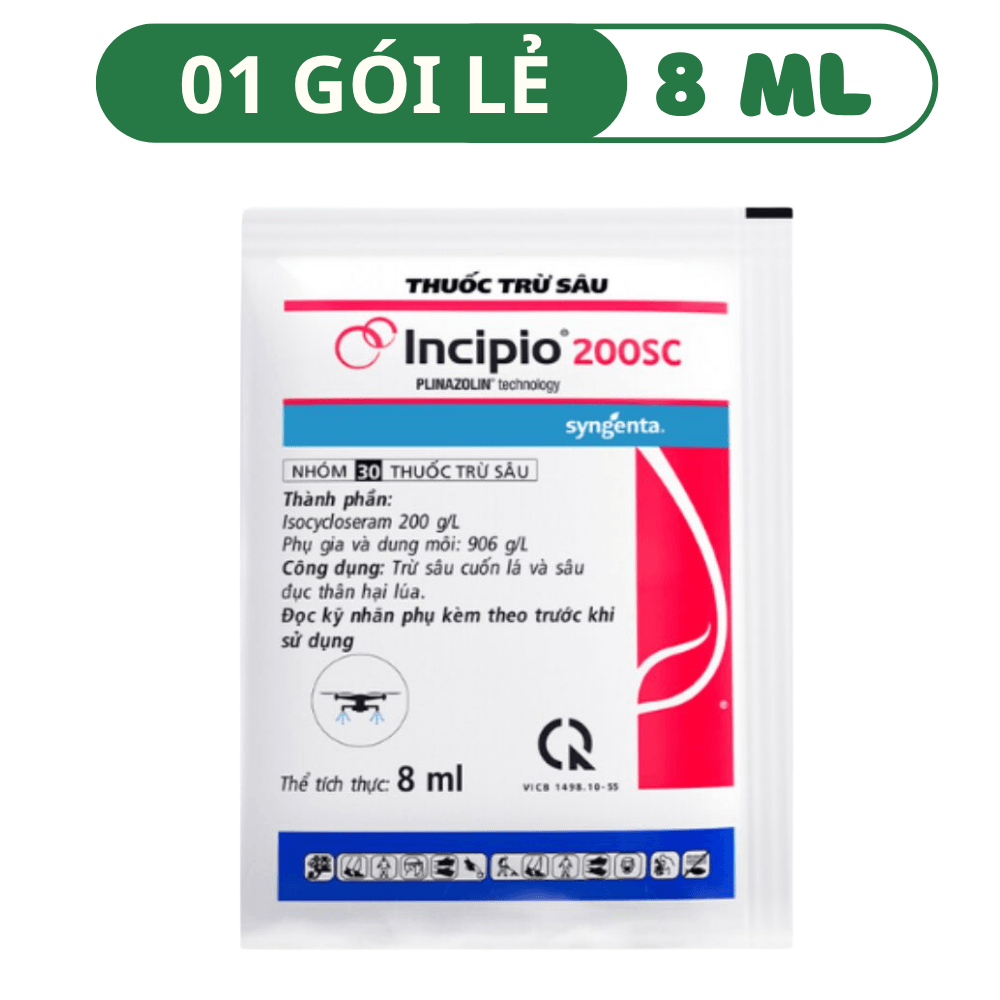 INCIPIO 200SC SYNGENTA - 01 GÓI (8 ML)