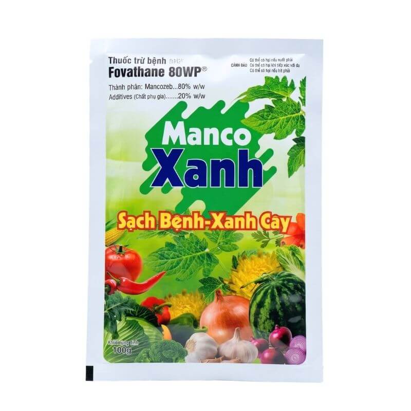 MANCO XANH FOVATHANE 80WP | Thuốc Đặc Trị Nấm Phổ Rộng - 100 Gram