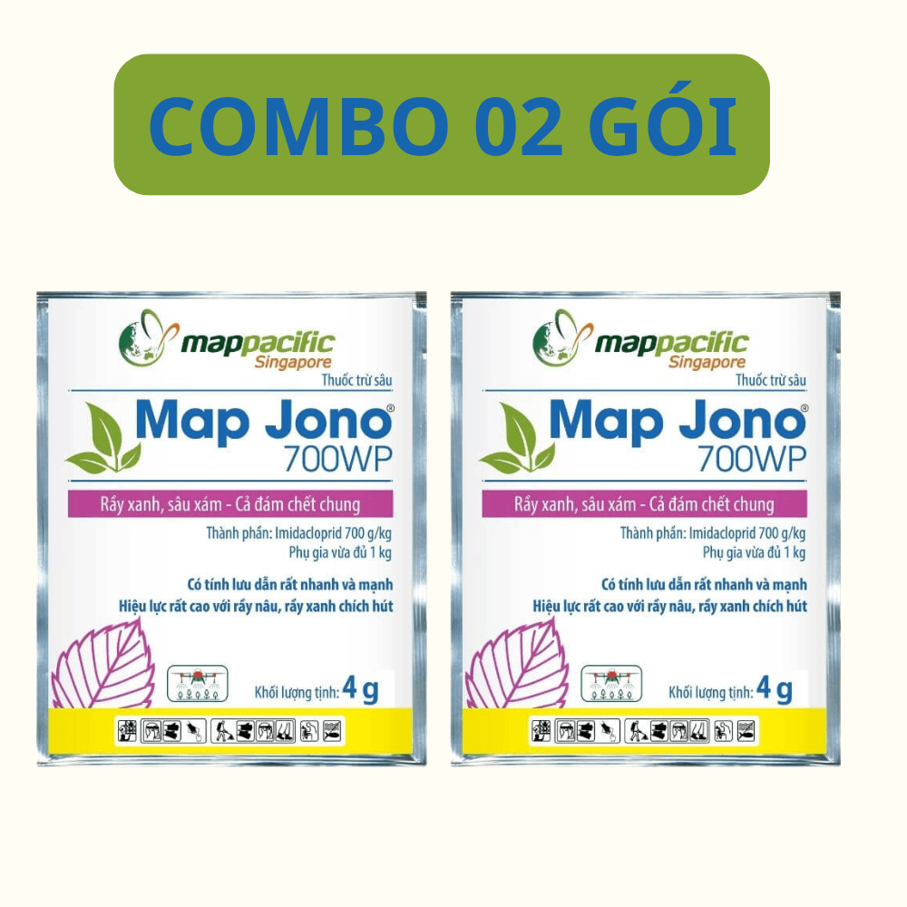 Map Jono 700WP | Thuốc Trừ Sâu, Trừ Rầy Lưu Dẫn Mạnh - COMBO 02 GÓI