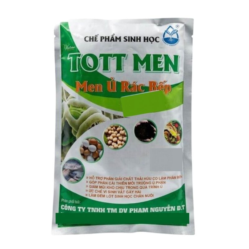 Men Vi Sinh TOTT MEN Ủ Rác Nhà Bếp, Cá, Trứng, Đậu Tương, Phân Chuồng