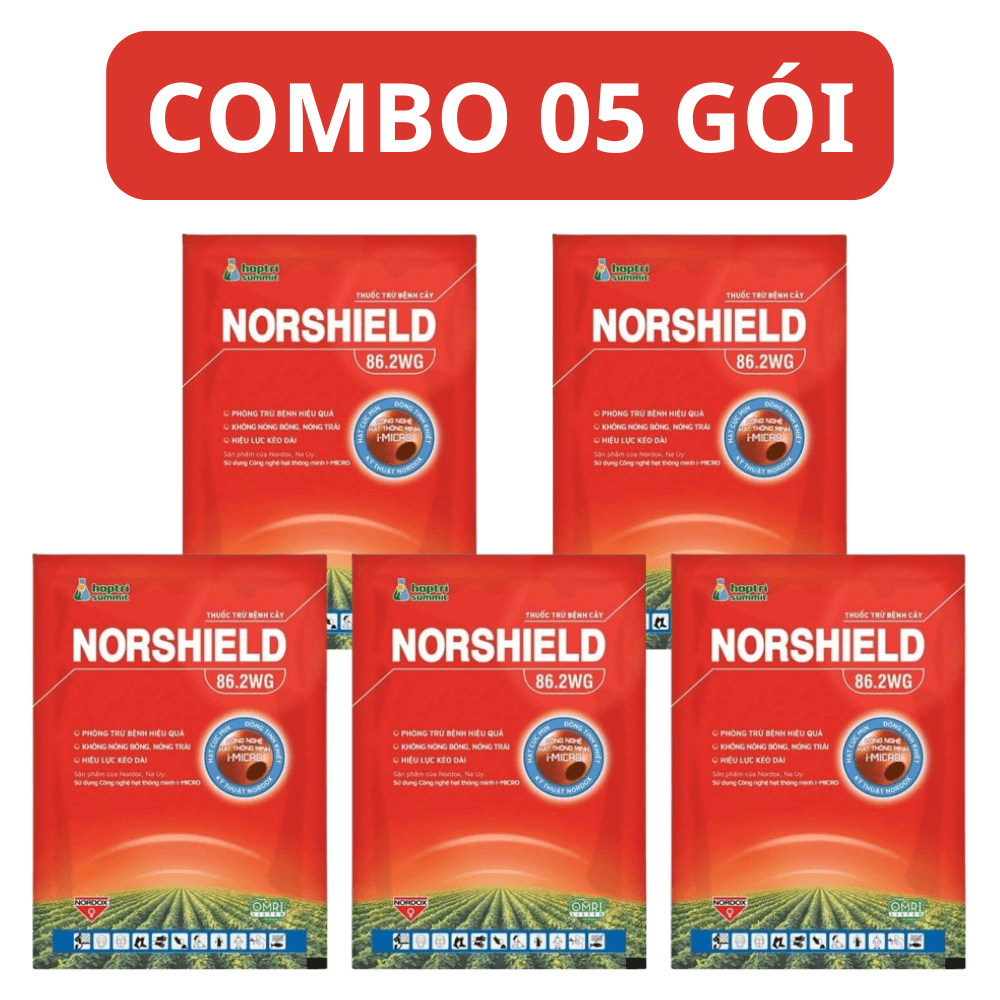 NORSHIELD 86.2 WG HỢP TRÍ | Thuốc Trừ Bệnh Gốc Đồng Dạng Quét Gốc - COMBO 05 GÓI