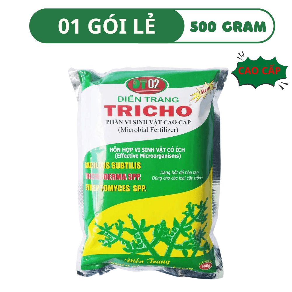 Nấm Đối Kháng Trichoderma Điền Trang - 01 GÓI (500 GRAM)