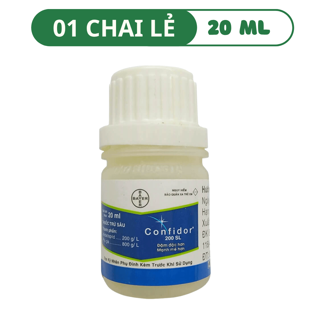 Thuốc Trừ Bọ Trĩ Và Rệp Sáp Confidor 200 SL - 01 CHAI (20 ML)