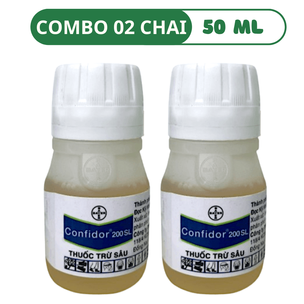 Thuốc Trừ Bọ Trĩ Và Rệp Sáp Confidor 200 SL - COMBO 02 CHAI (50 ML)