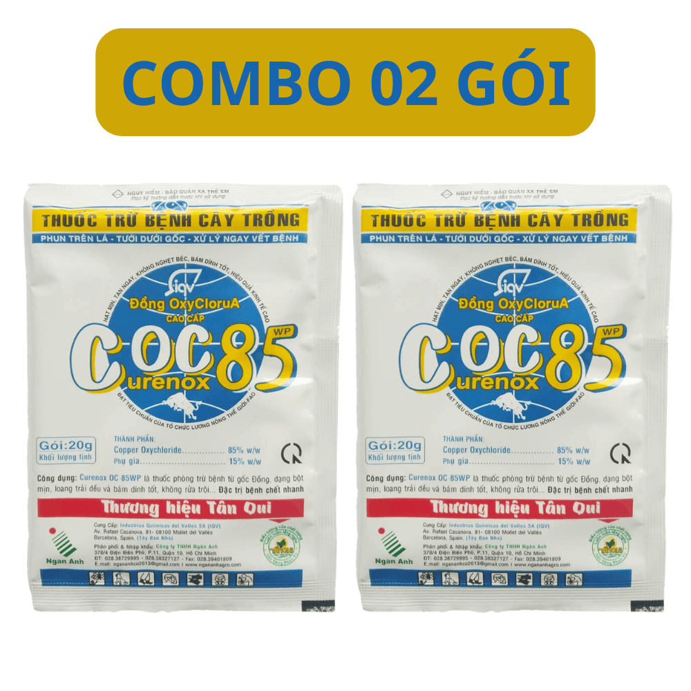 Thuốc Trừ Nấm Bệnh Cho Cây Trồng Coc 85 - COMBO 02 GÓI