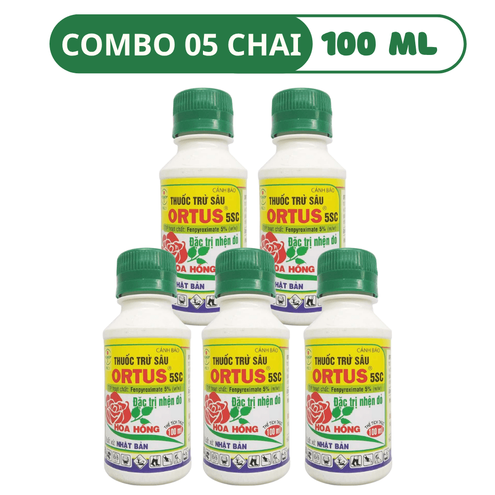 Thuốc Trừ Nhện Đỏ Ortus 5SC - COMBO 05 CHAI (100 ML)