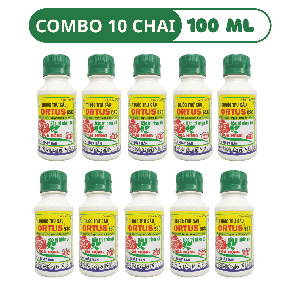 Thuốc Trừ Nhện Đỏ Ortus 5SC - COMBO 10 CHAI (100 ML)