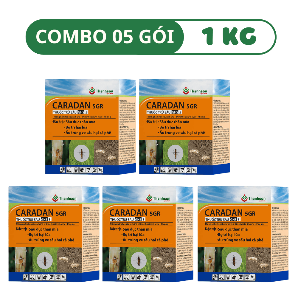 Thuốc Trừ Sâu Dạng Hạt CARADAN 5GR