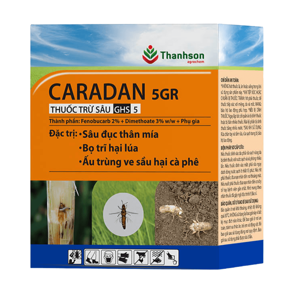 Thuốc Trừ Sâu Dạng Hạt CARADAN 5GR