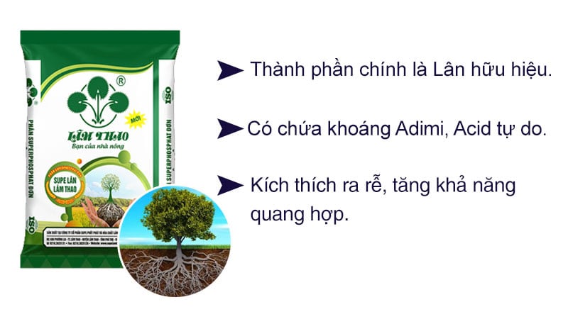 Phân Lân Lâm Thao Bao Lớn 50kg