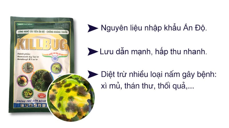 Thuốc trừ nấm bệnh Mancozeb xanh