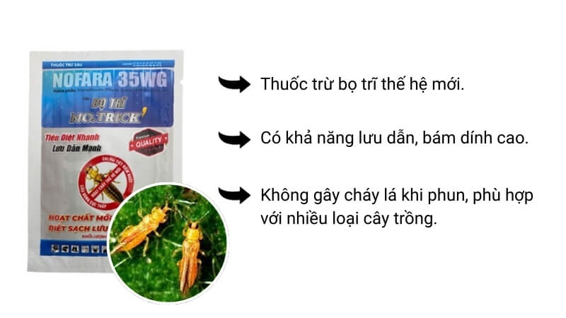 thuốc trừ bọ trĩ thế hệ mới nofara