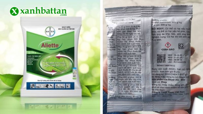 Aliette 800WG đặc trị nấm bệnh cây trồng là gì?
