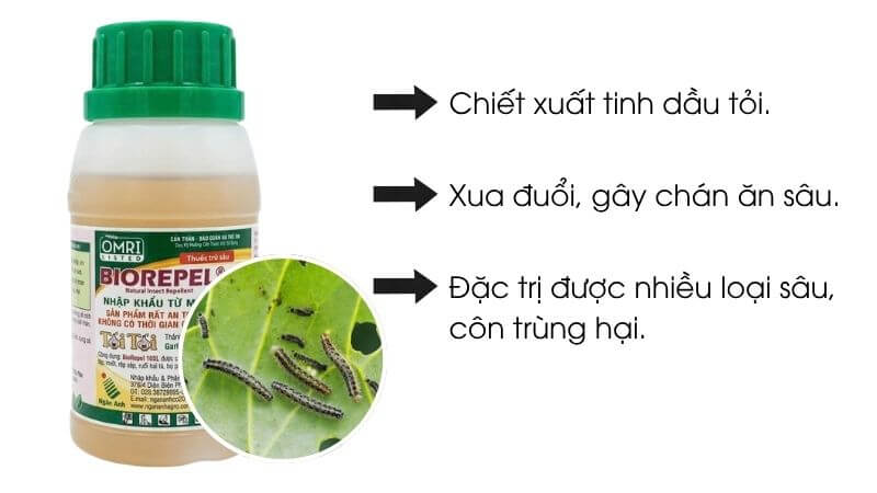 Biorepel chiết xuất từ tinh dầu tỏi