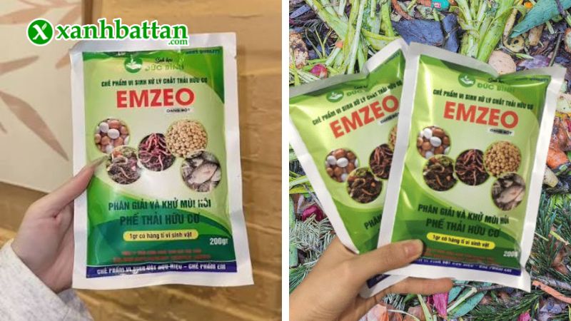 Hướng dẫn cách sử dụng, bảo quản chế phẩm Emzeo khử mùi hôi