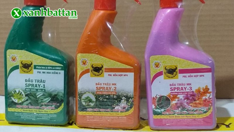 Combo phân bón Đầu Trâu - Spray 1 - Spray 2 - Spray 3 là gì?