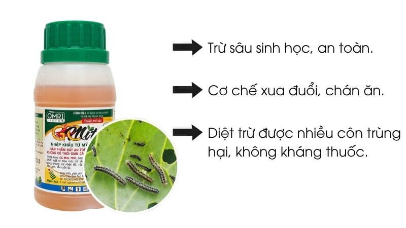 Thuốc trừ sâu sinh học GC Mite 70SL