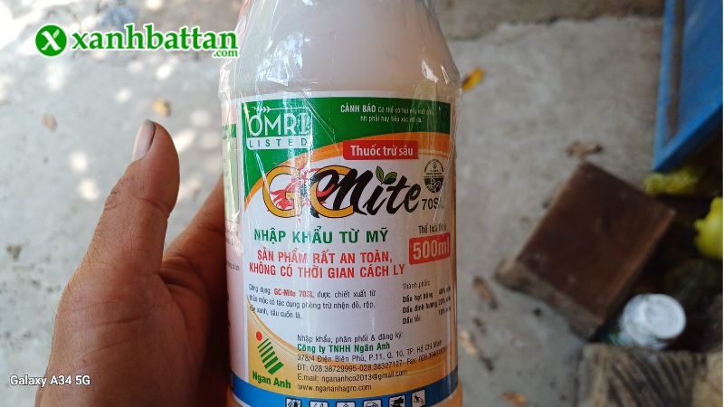 Thuốc trừ sâu sinh học GC Mite 70SL là gì?