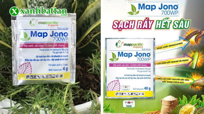 Thuốc trừ sâu, trừ rầy Map Jono 700WP là gì?