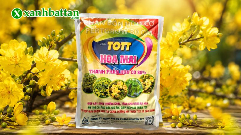 Phân bón hữu cơ Fert Grow 80 OM - TOTT Hoa Mai là gì?