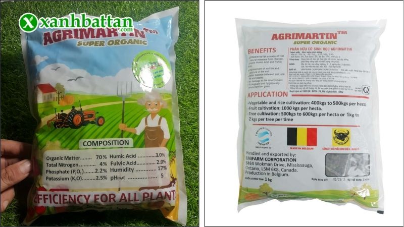 Phân hữu cơ vi sinh Agrimartin Bỉ là gì?