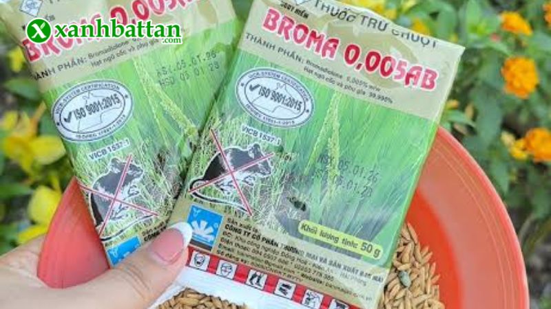 Hướng dẫn cách sử dụng và bảo quản sản phẩm diệt chuột sinh học Broma 0,005AB