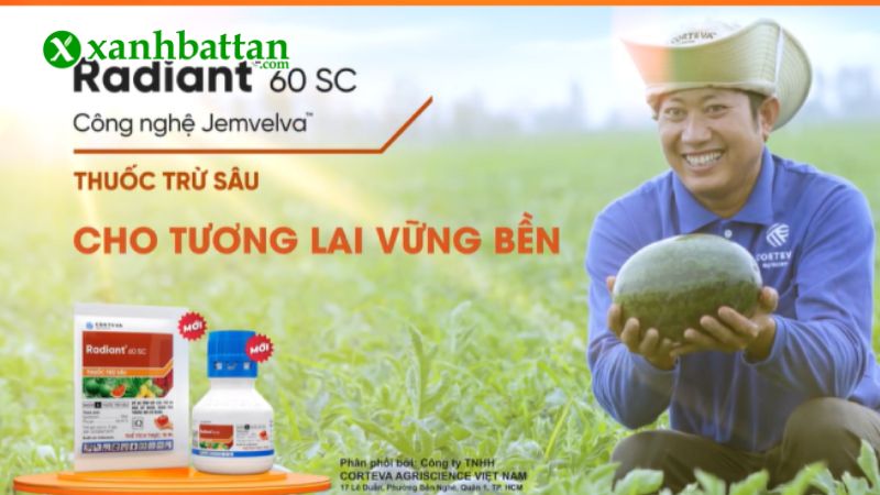 Thuốc đặc trị bọ trĩ, nhện đỏ sinh học Radiant 60 SC là gì?