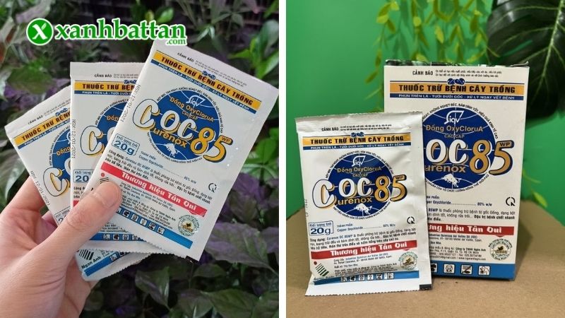 Thuốc đặc trị nấm bệnh cho cây trồng Coc 85 là gì?