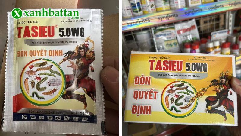 Thuốc trừ sâu sinh học Tasieu 5WG thế hệ mới là gì?
