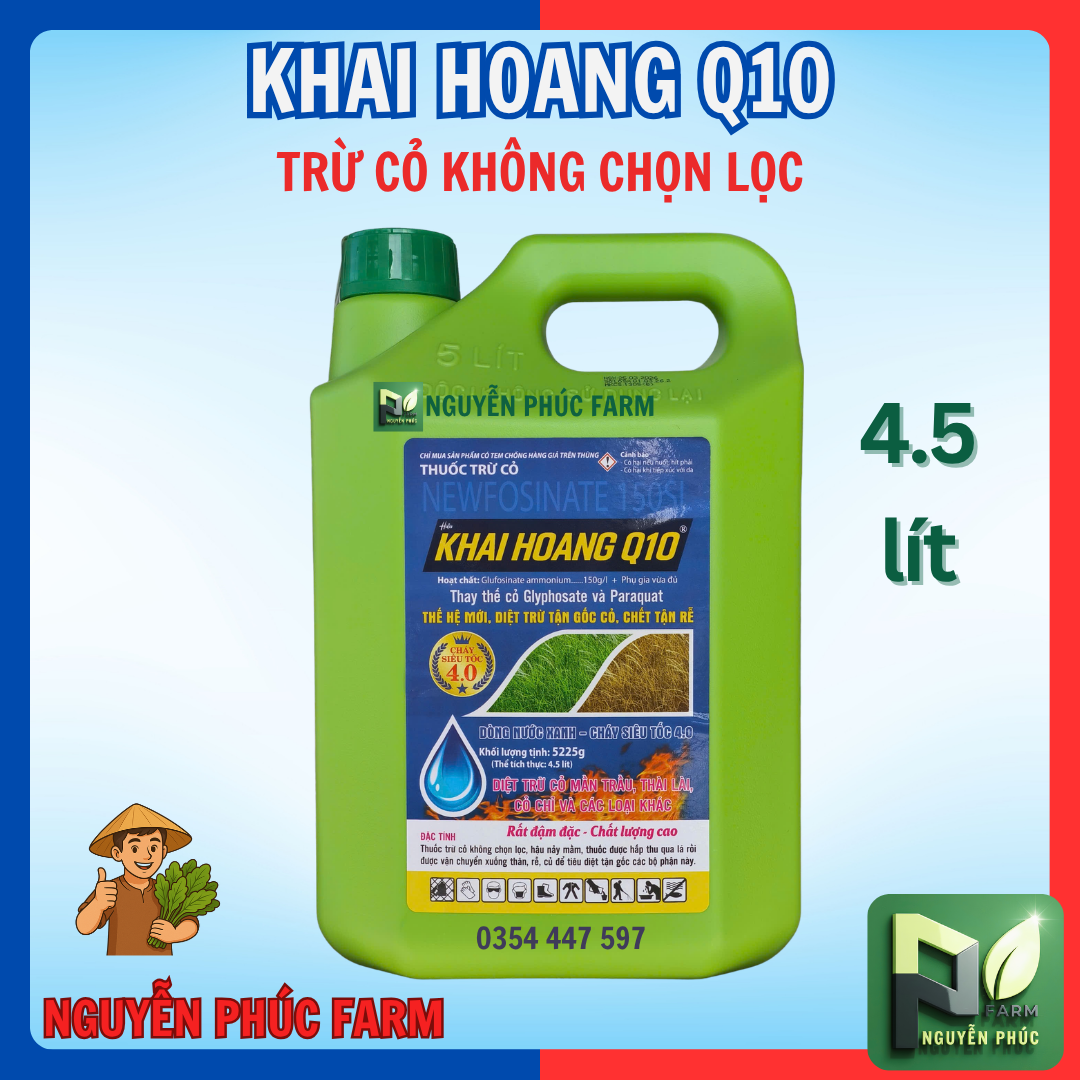 Tác dụng của thuốc trừ cỏ hoạt chất Glufosinate