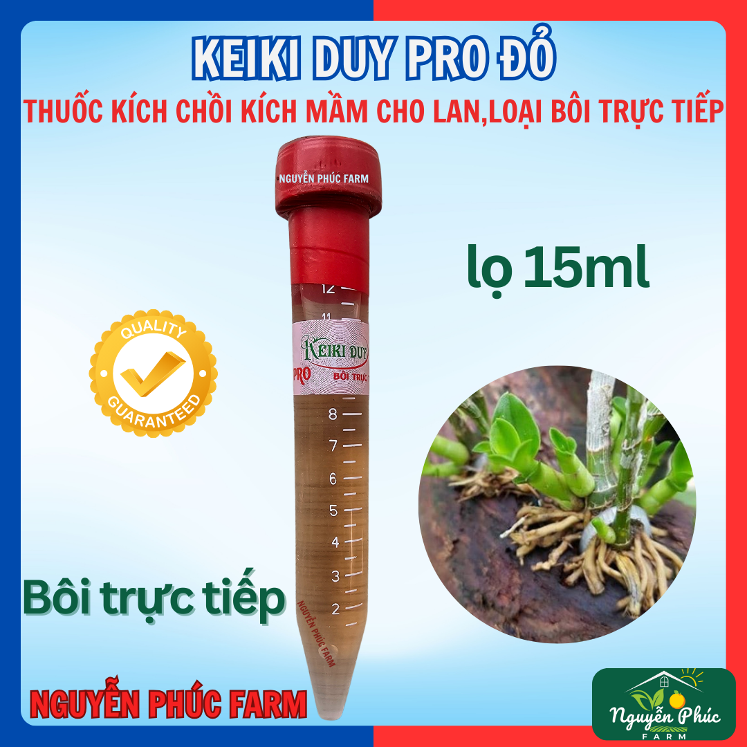 Keiki Duy Đỏ ống 15ml - Kích Mầm Và Chồi Phong Lan Dạng Bôi Trực Tiếp
