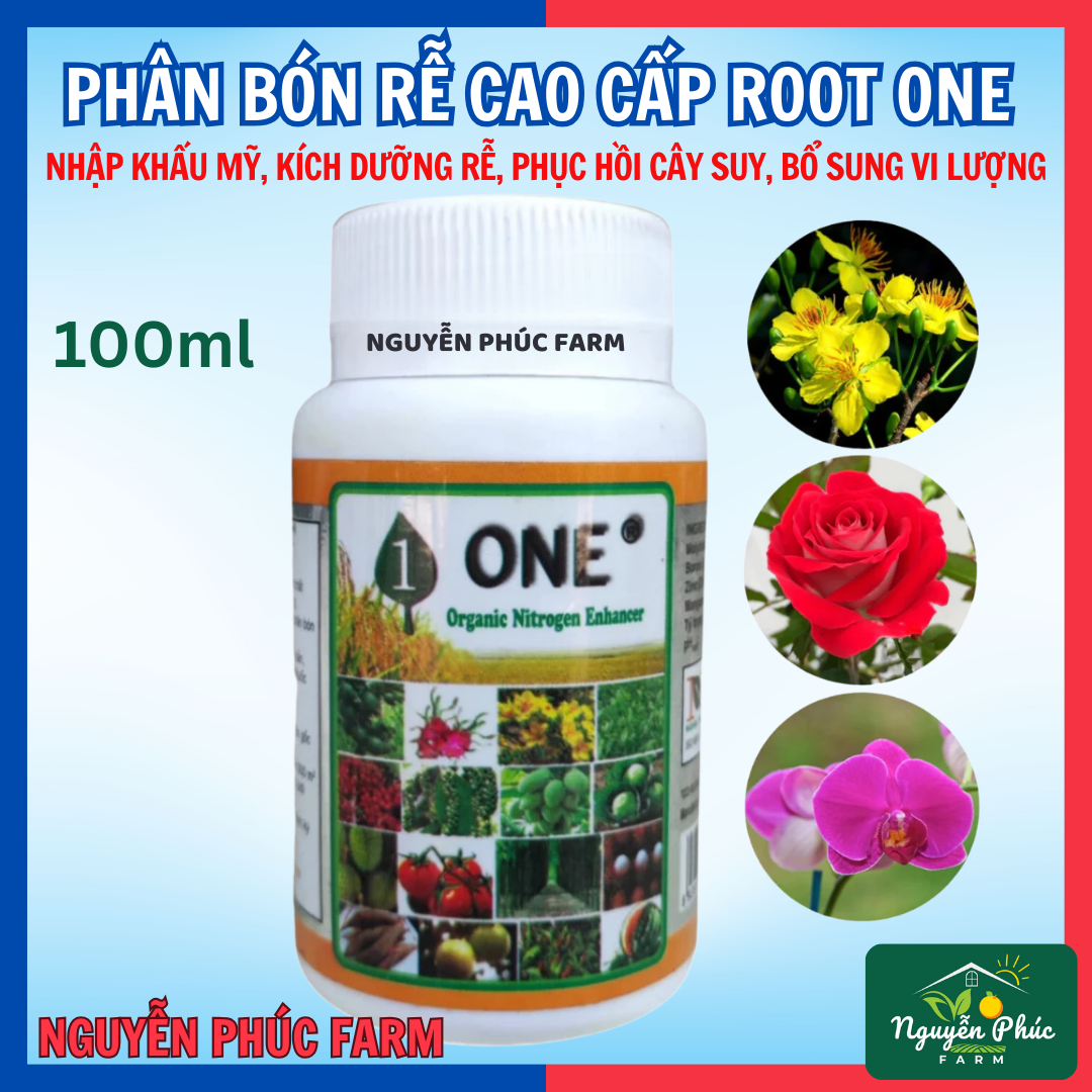 Phân bón rễ cao cấp Root One 100ml Nhập khẩu Mỹ, kích và dưỡng rễ, phục hồi cây suy yếu, bổ sung vi lượng