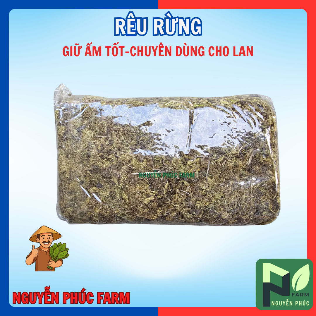 RÊU RỪNG NEWZITA GIỮ ẨM TỐT- chuyên dùng cho hoa lan