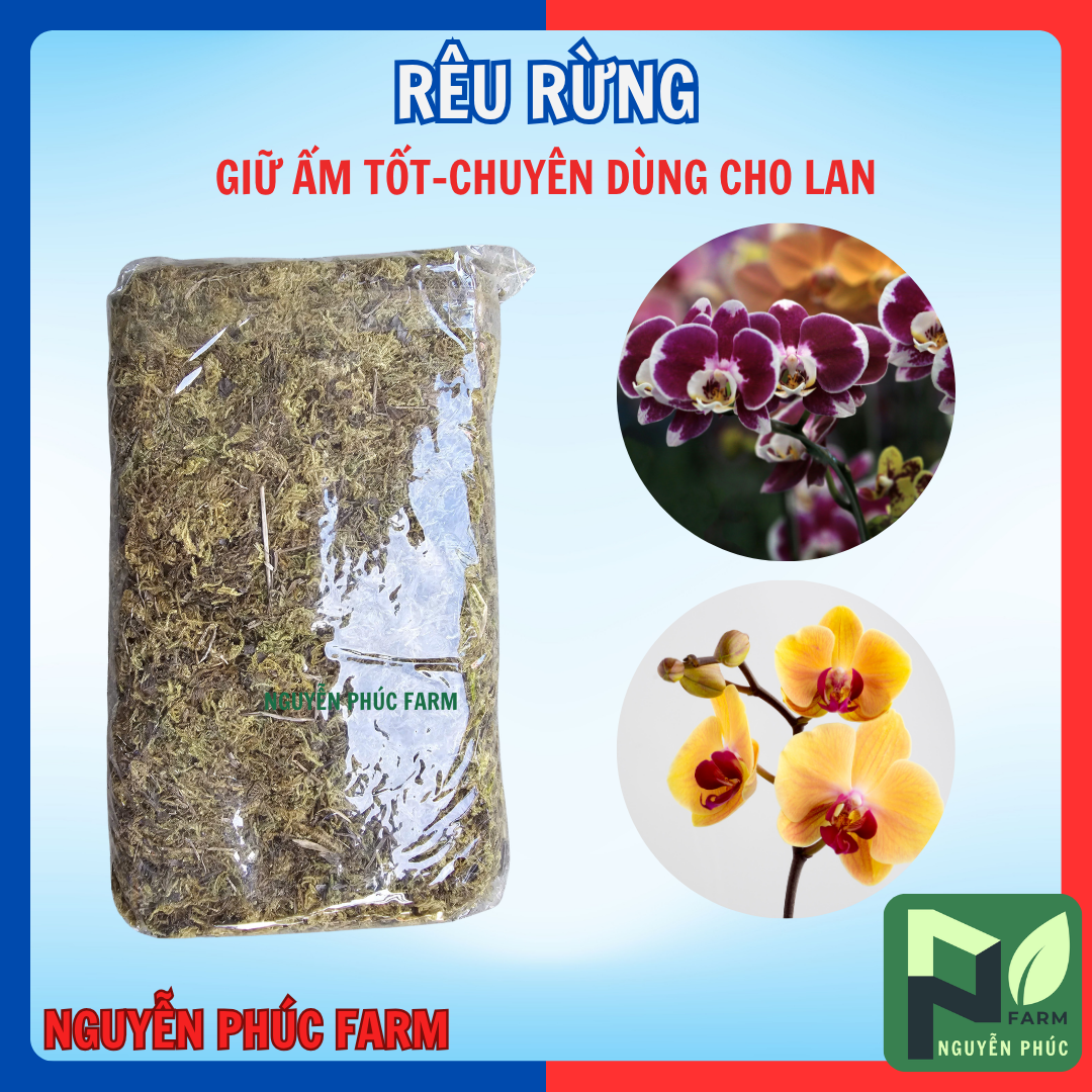 RÊU RỪNG NEWZITA GIỮ ẨM TỐT- chuyên dùng cho hoa lan