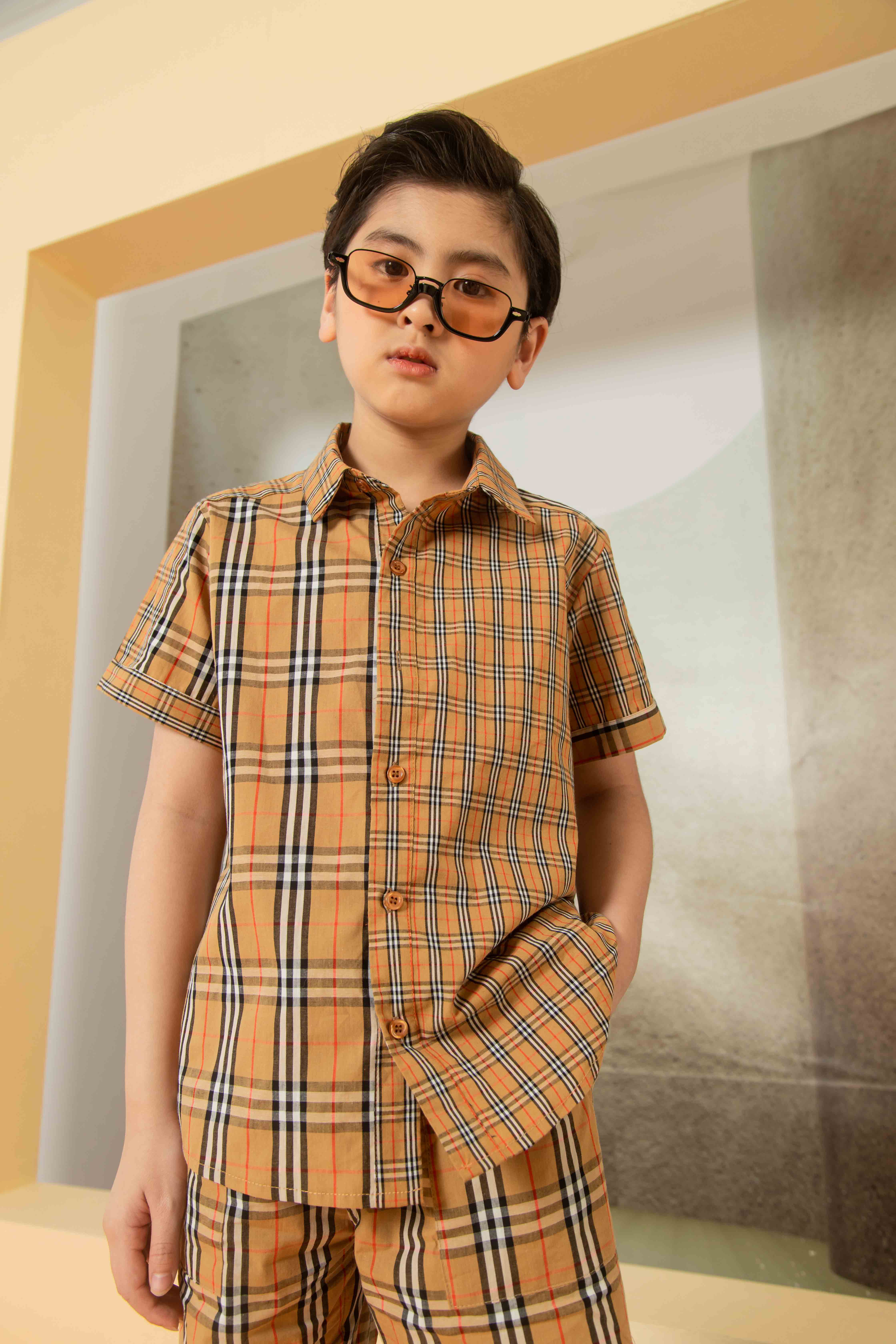 ÁO SƠ MI BBR CỔ ĐỨC 16B0510-12-K21S22