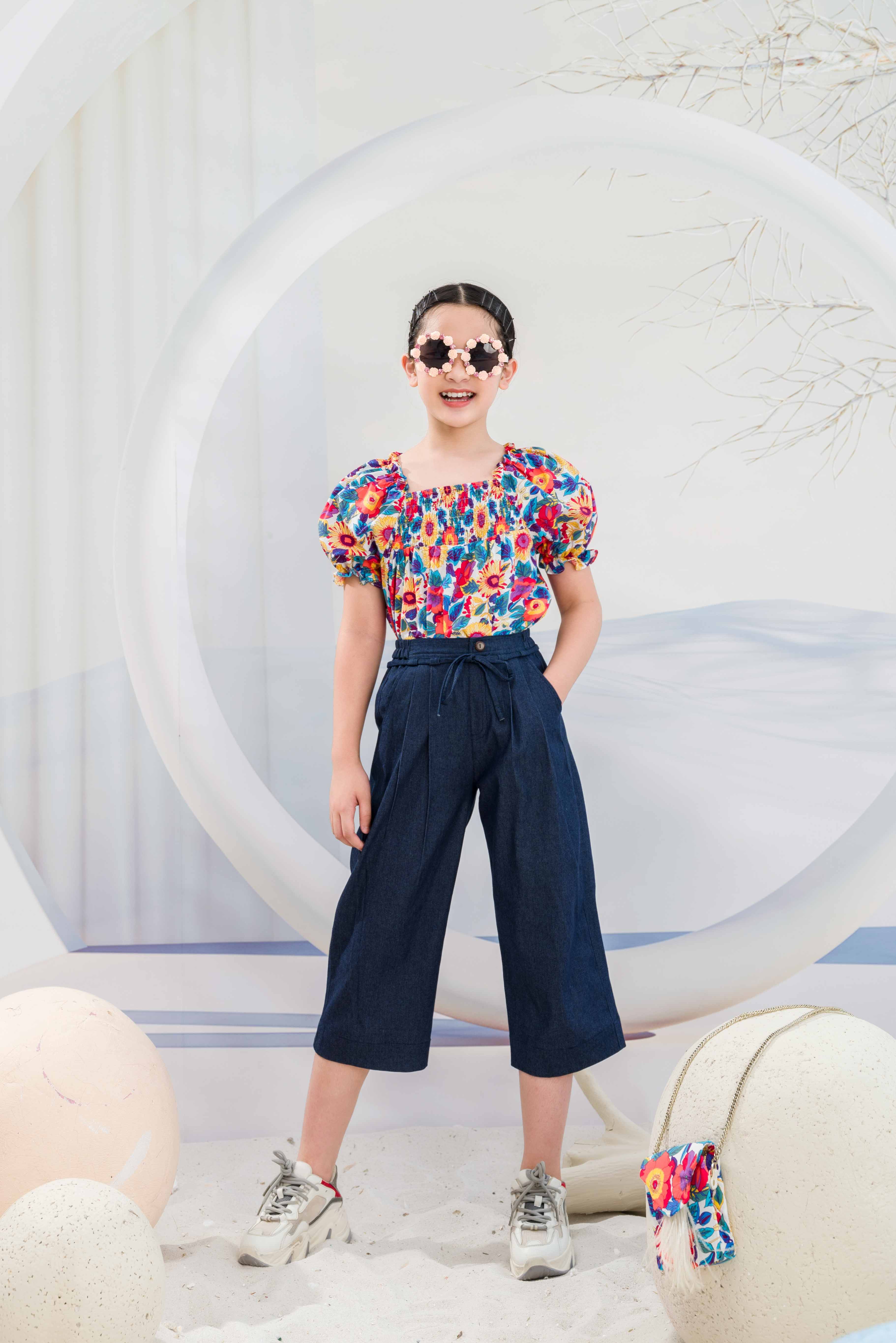 Quần Culottes Lửng 22G0977